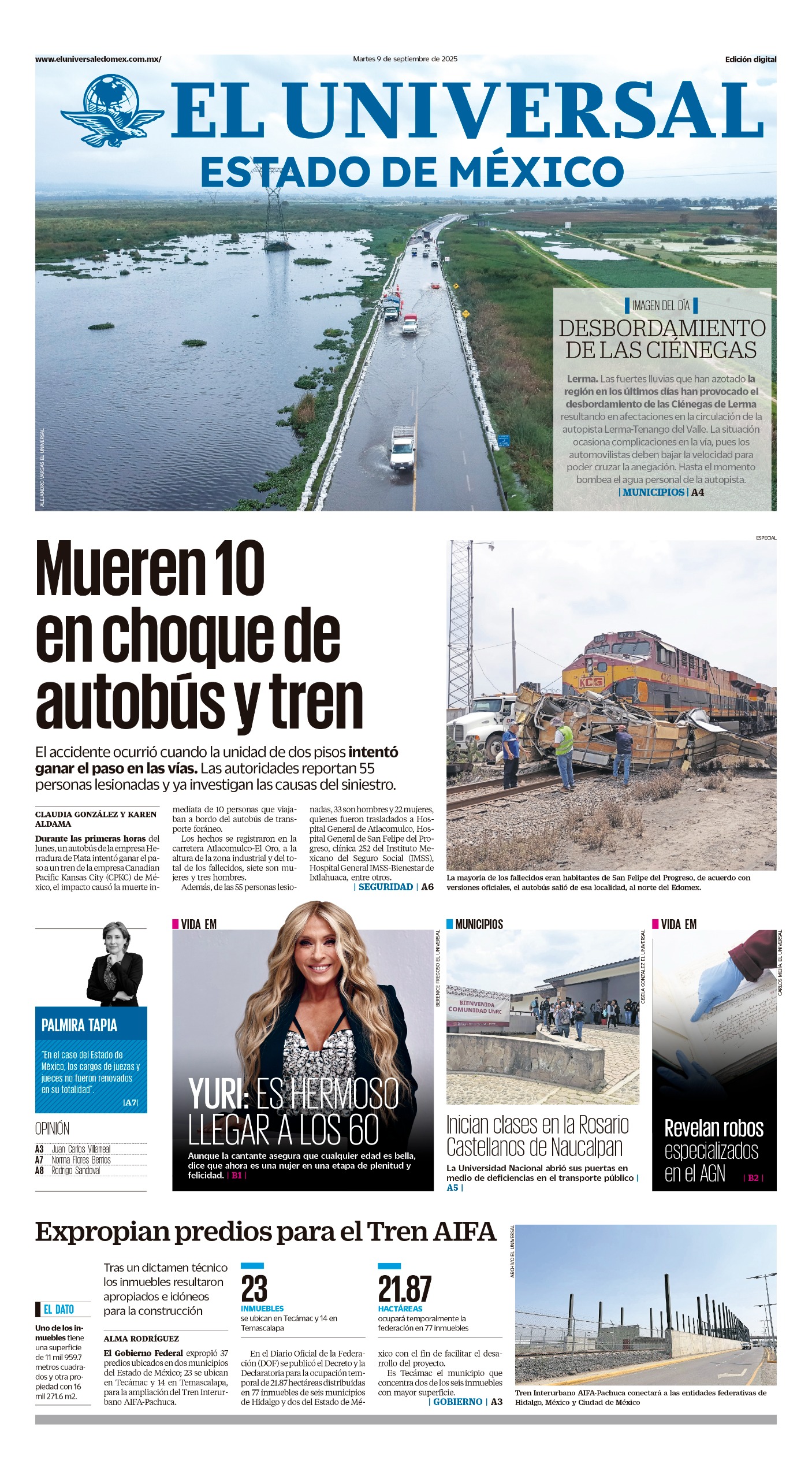 Portada 9 de septiembre 2025
