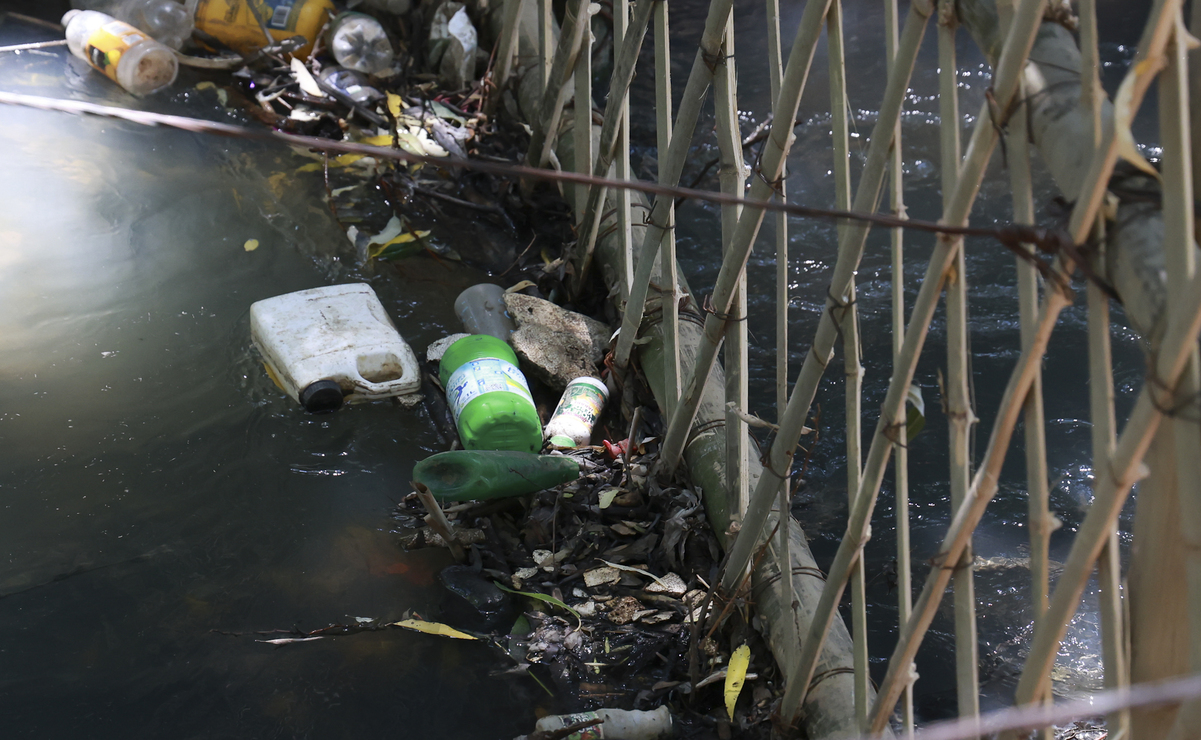 Se planea colocar 3 trampas ecológicas
en diferentes etapas del río Tenancingo para retirar la basura del caudal.
Foto: Alejandro Vargas / El Universal Estado de México