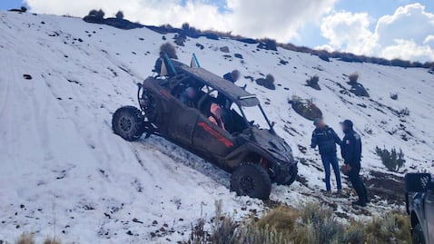 Detienen a conductor de Razer por daños ambientales en el Nevado de Toluca
