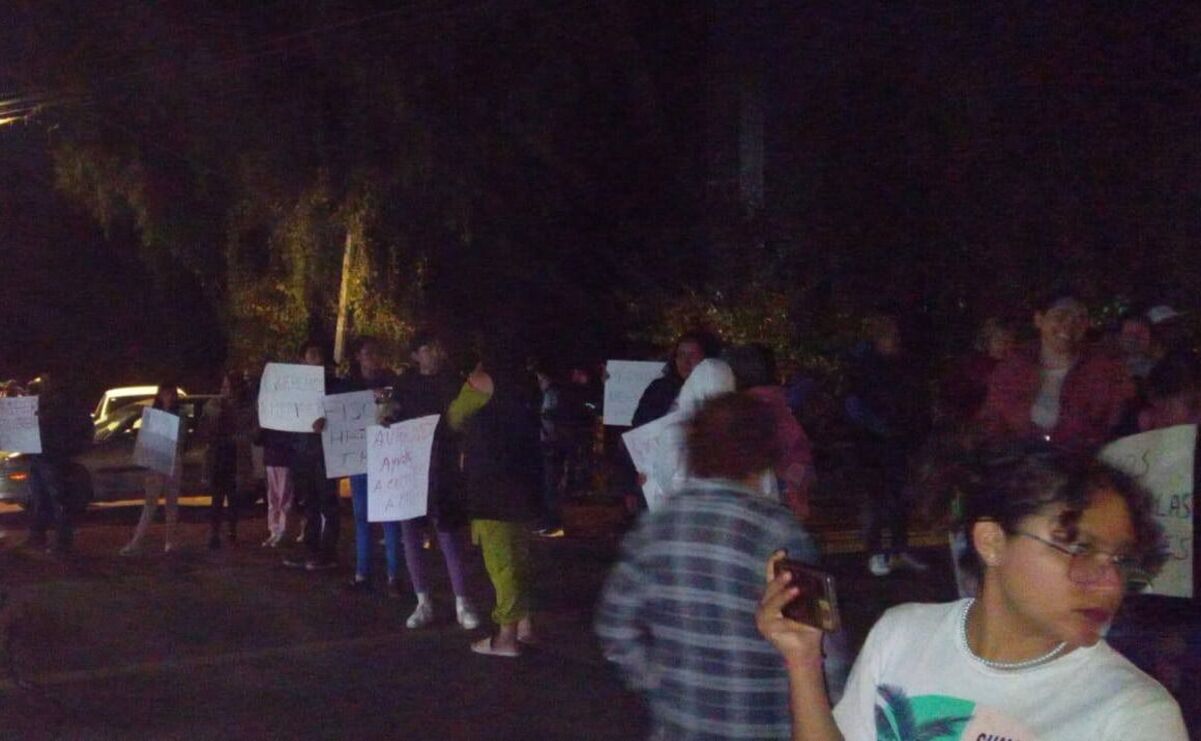 Bloqueo por la desaparición de una menor de 13 años de edad
