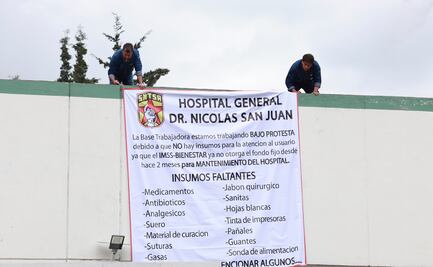 Toluca: Denuncian falta de insumos en Hospitales Adolfo López Mateos y Nicolás San Juan