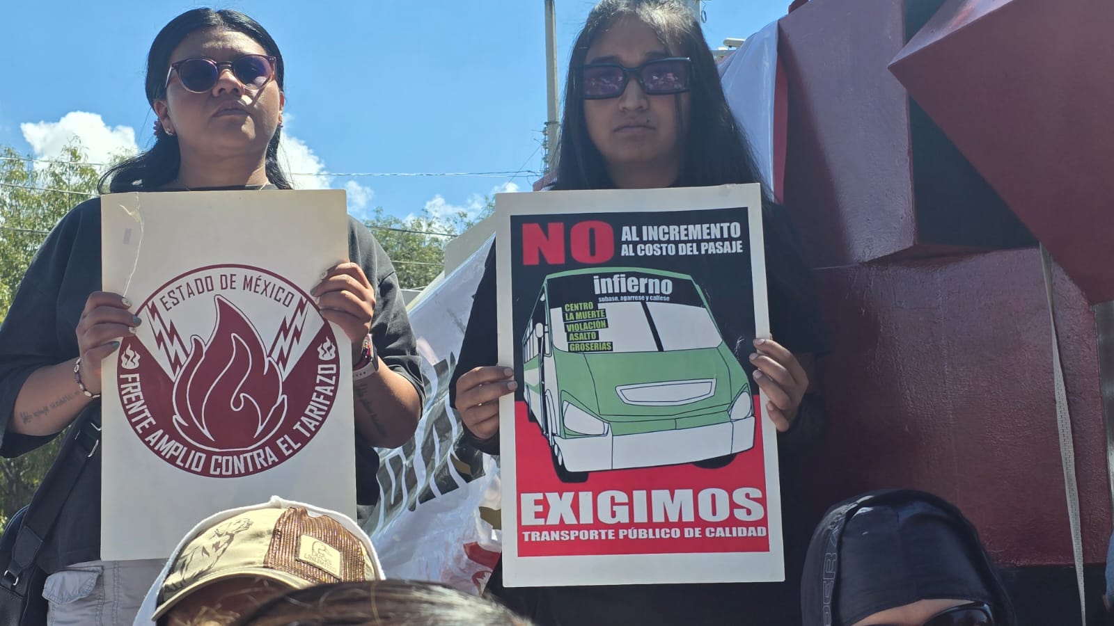 En el Edomex, colectivos rechazaron el ajuste de 17% a la tarifa del transporte público / Foto: ALMA RODRÍGUEZ EL UNIVERSAL Edomex