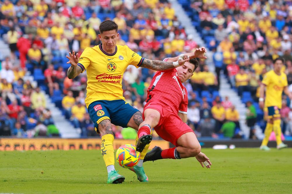 América abre el marcador al minuto 6 con gol de Álvaro Fidalgo, tras una jugada colectiva. Foto Especial