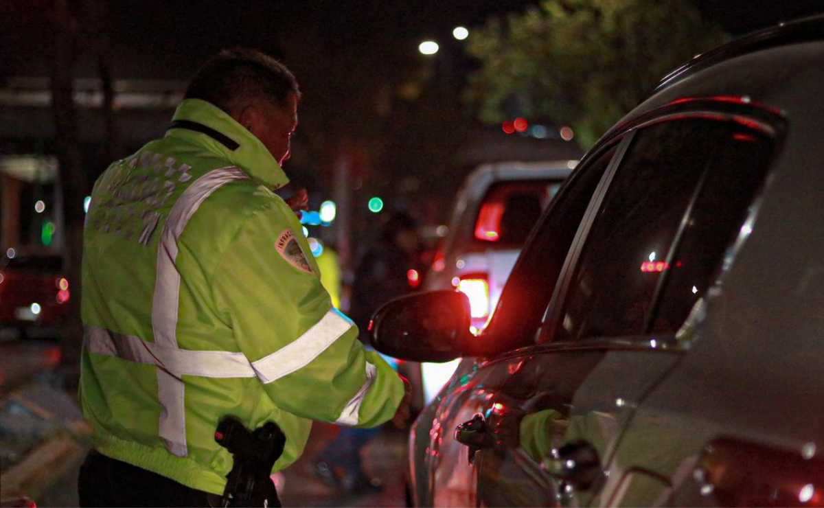 Más de 120 pruebas de alcoholemia realizadas este fin de semana en Tlalnepantla. Foto: Especial