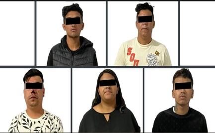 Detienen en Nicolás Romero a cinco personas por extorsión a comerciante