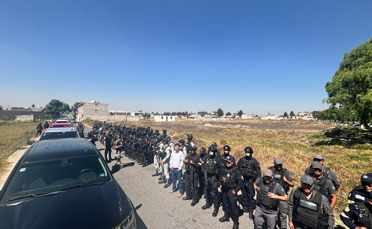 Durante el despliegue participaron más de 250 elementos de seguridad. Foto: Especial