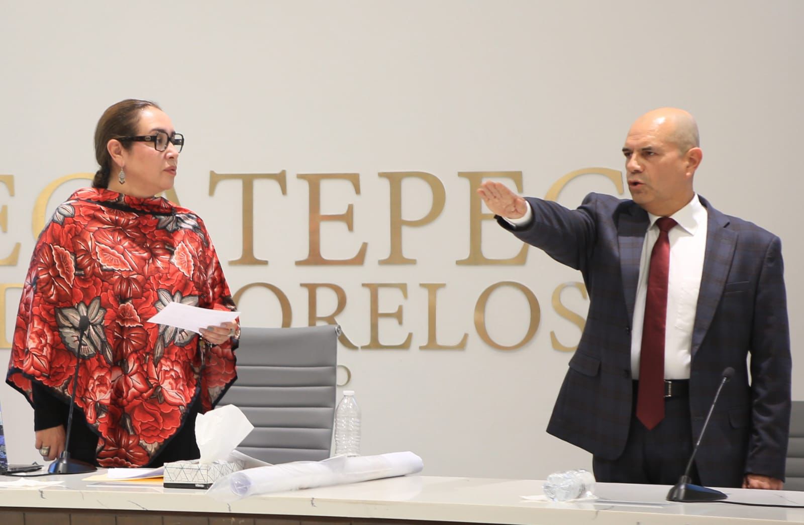 Edgar Antonio Machado Peña tomó protesta como nuevo director de Seguridad Publica y Tránsito. Foto Especial