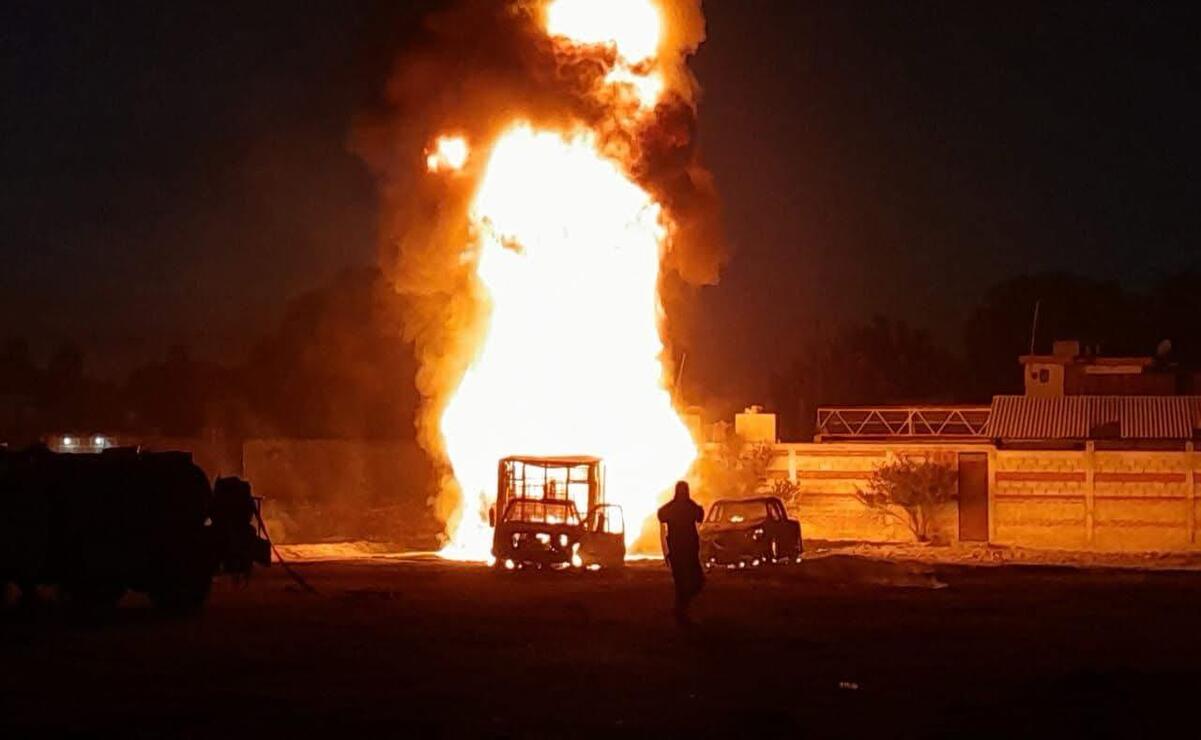 Toma clandestina de hidrocarburo provoca fuerte incendio en Teoloyucan