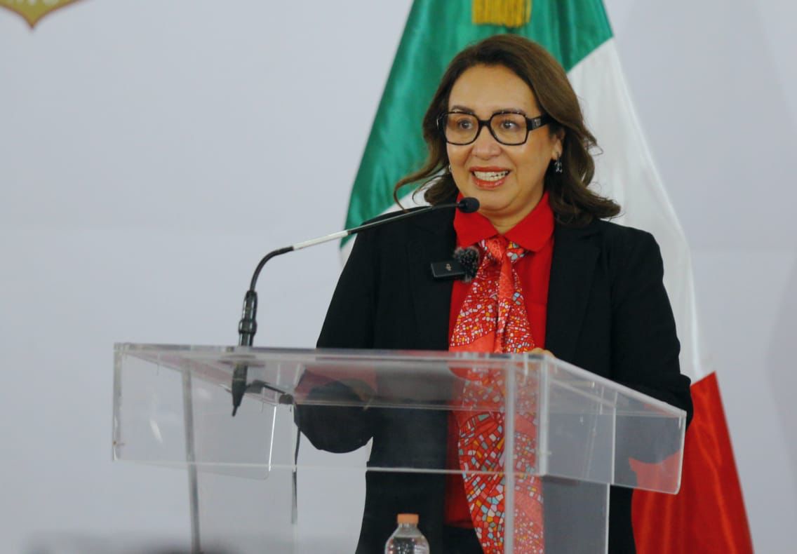 Azucena Cisneros Coss, afirmó que la Dirección de Seguridad Ciudadana y Tránsito municipal combate ese tipo de delito, que afecta el patrimonio de las personas./ Foto: Especial