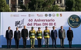 Delfina Gómez conmemora 60 años del Plan DN-III-E en Toluca