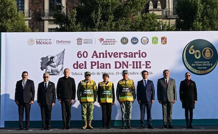 Delfina Gómez conmemora 60 años del Plan DN-III-E en Toluca