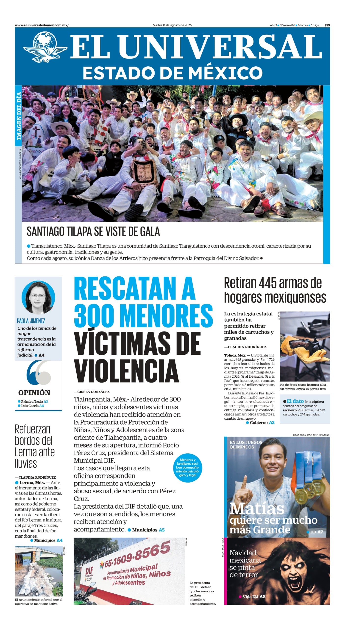 Portada 11 de agosto de 2026