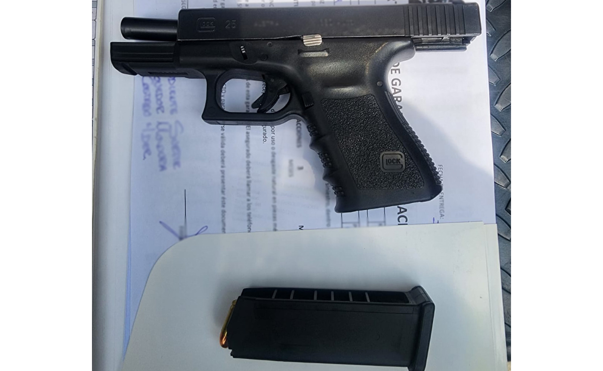 En la mira policial: Así se detuvo a un sujeto con un arma de fuego en Cuautitlán Izcalli, gracias a la alerta de los agentes en el Operativo Argos. Foto: Especial