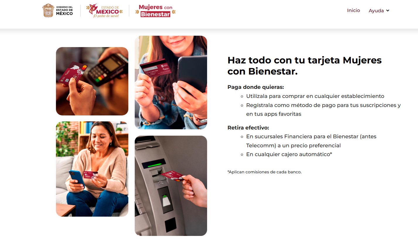 'Mujeres Con Bienestar' busca mejorar la calidad de vida de las mujeres mexiquenses a través de un apoyo económico bimestral de 2,500 pesos. Foto Especial
