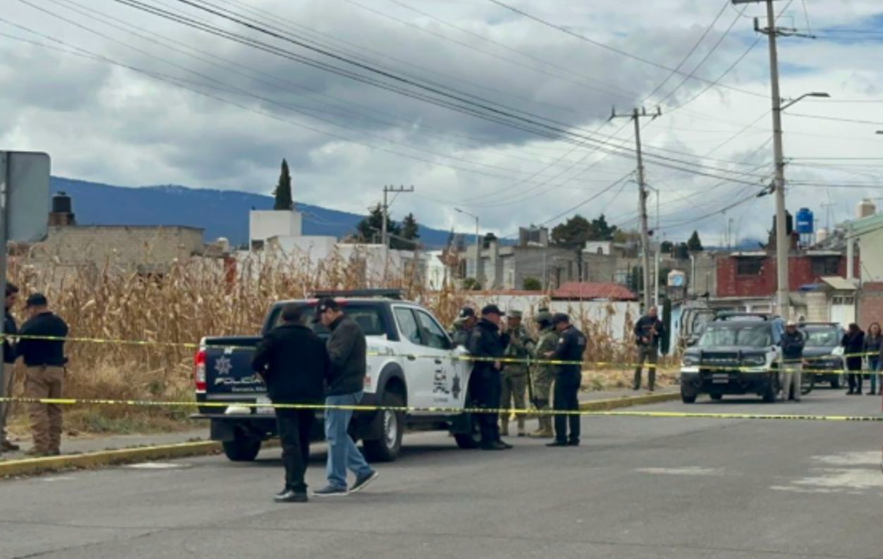 Triple homicidio en obra negra en Metepec; Fiscalía investiga móvil
