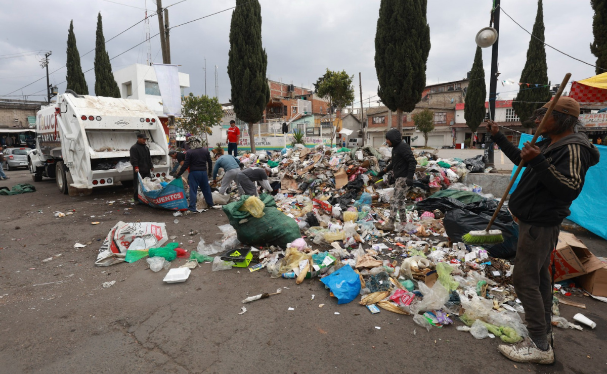 En el Edomex se generan diariamente 16 mil 639 toneladas de residuos sólidos urbanos. Foto: Alejandro Vargas