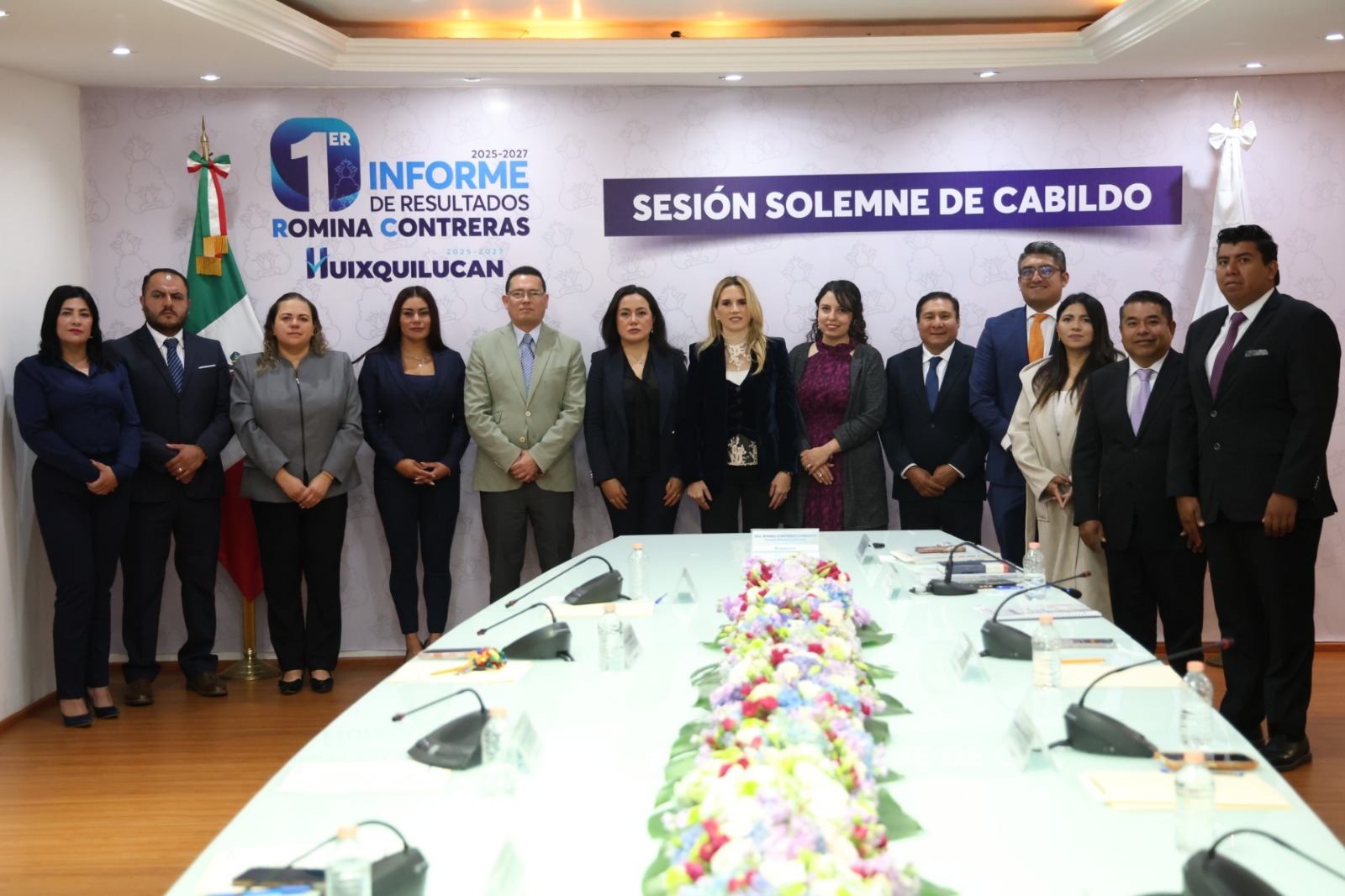 Romina Contreras Carrasco refrendó su compromiso con la ciudadanía para seguir trabajando 24/7, consolidar un gobierno humanista y cercano con la gente. Foto Especial