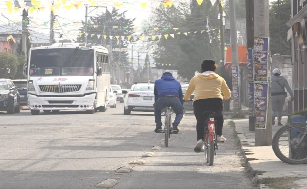 Vecinos de San Cristóbal Huichochitlán exigen mejoras en ciclovías de Toluca