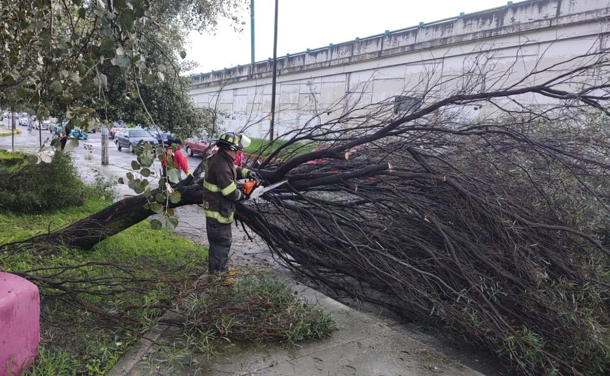 La capital mexiquense enfrenta los estragos de la lluvia. Protección Civil y OAyST en acción para mitigar daños. Foto: Especial
