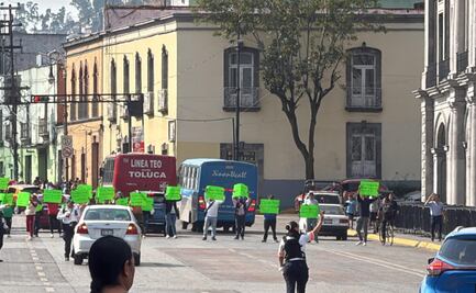 Manifestación en Toluca exige prisión para empresario acusado de abuso sexual