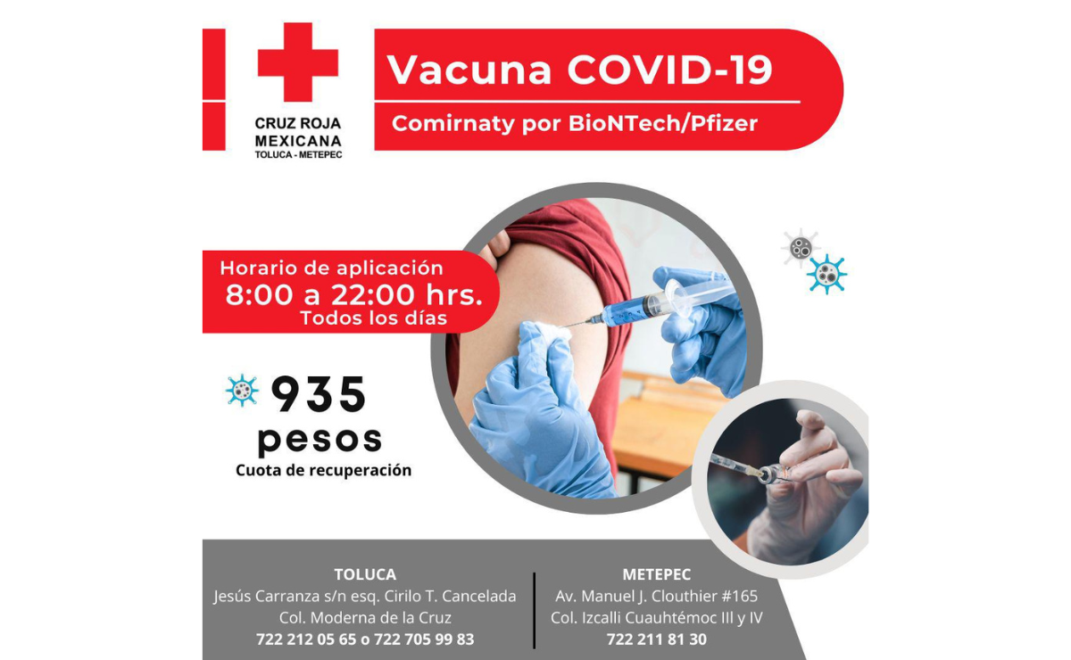 Vacunación contra covid-19 Foto: Especial
