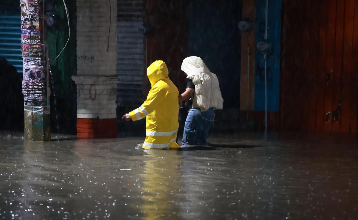 Se han logrado identificar 34 municipios con mayor número de incidencias durante la temporada de lluvias en 2024. Foto: Alejandro Vargas / El Universal Estado de México