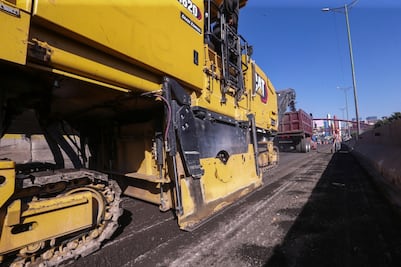 Tecnología láser llega al Periférico Norte: Así reconstruyen 108 kilómetros de la vía