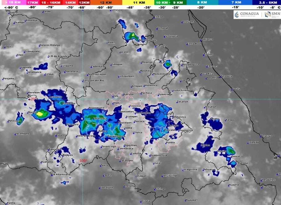 Edomex tendrán un clima frío en la mañana, que irá aumentando en temperatura hacia el mediodía. Foto Captura de pantalla