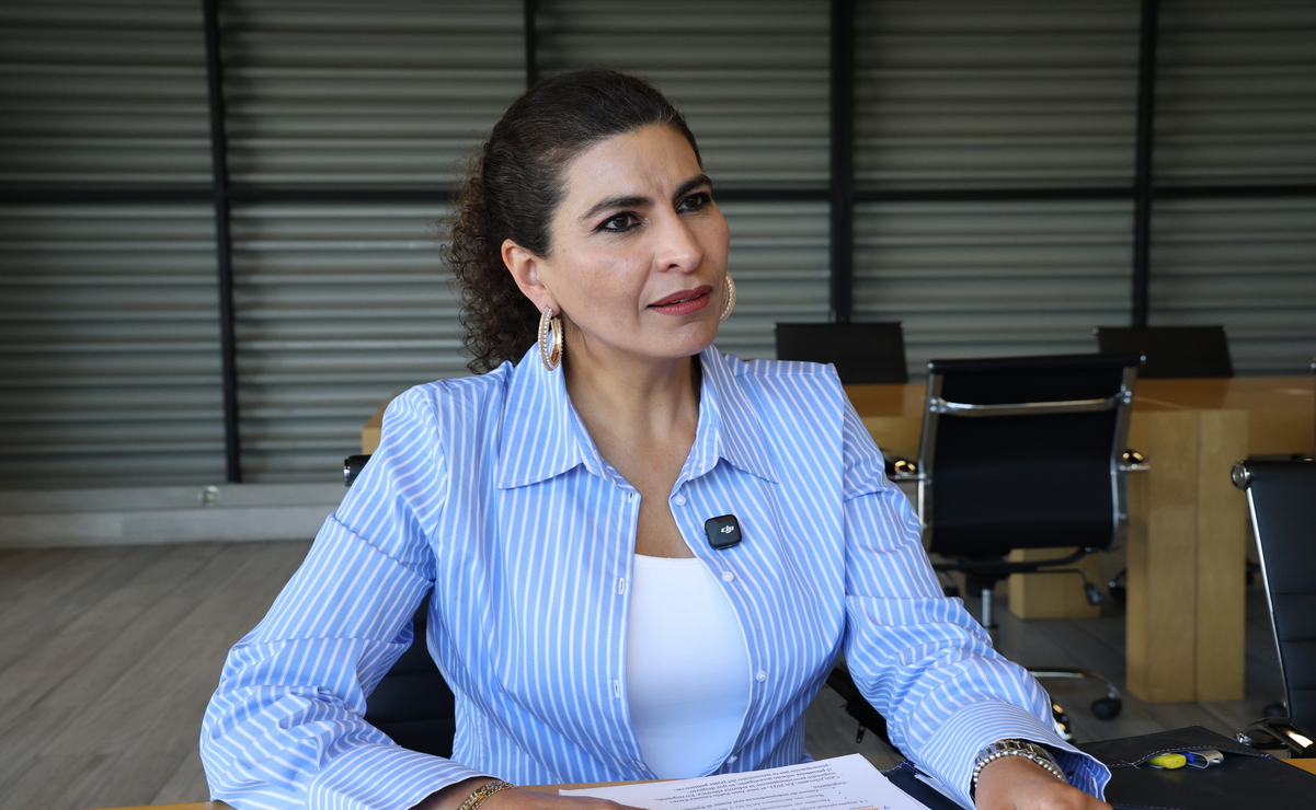 Maribel Góngora destacó que uno de los principales pilares de la reforma judicial es el combate a la corrupción. Foto: Sergio García / El Universal Estado de México