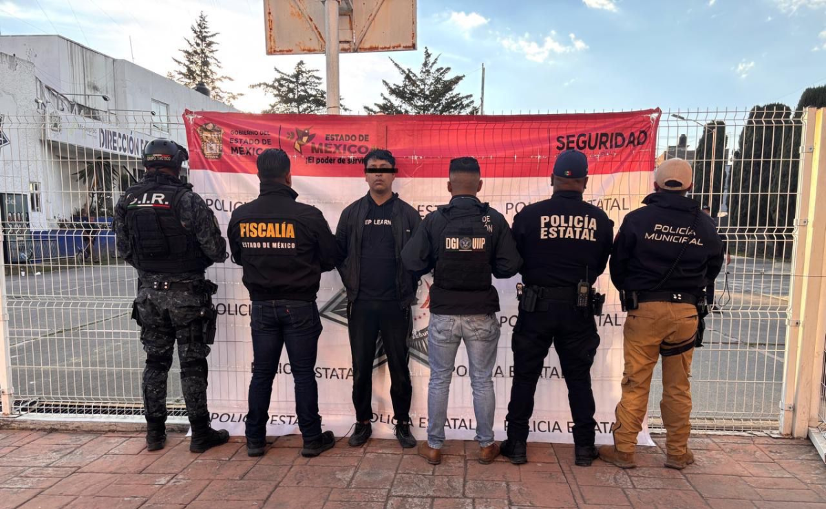 Elementos de Seguridad Pública detienen a presuntos feminicidas Foto: Especial