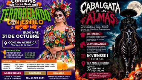 Cabalgata de las Ánimas y desfile de mascotas: así se vivirá el Día de Muertos en Cuautitlán