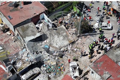 Explosión destroza vivienda en Coacalco; hay ocho personas lesionadas