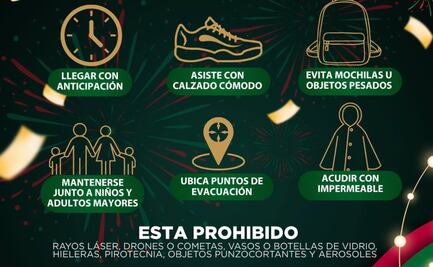 Fiestas Patrias Valle de Chalco 2026: Horarios, artistas y objetos prohibidos para el Grito de Independencia