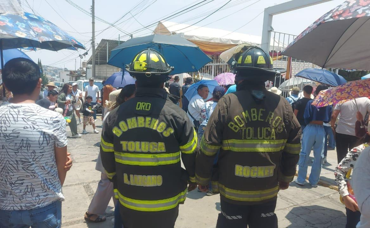 Ambiente de paz y seguridad durante la Procesión del Silencio en Toluca, uno de los eventos que congregó a miles de personas. Foto: Especial