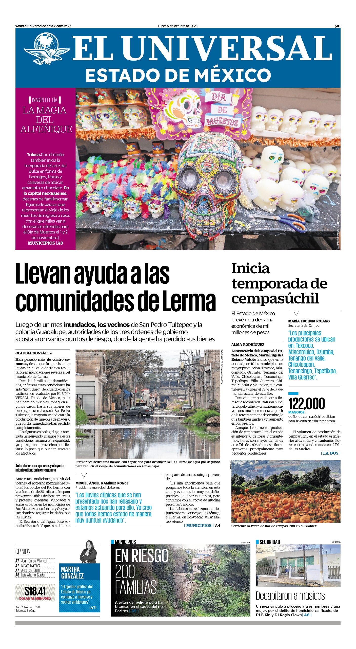 Portada 6 de octubre 2025