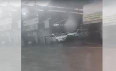 ¡Caos en el Valle de México! Lluvia y granizo inundan la Vía López Portillo y frenan al Mexibús