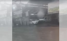 ¡Caos en el Valle de México! Lluvia y granizo inundan la Vía López Portillo y frenan al Mexibús