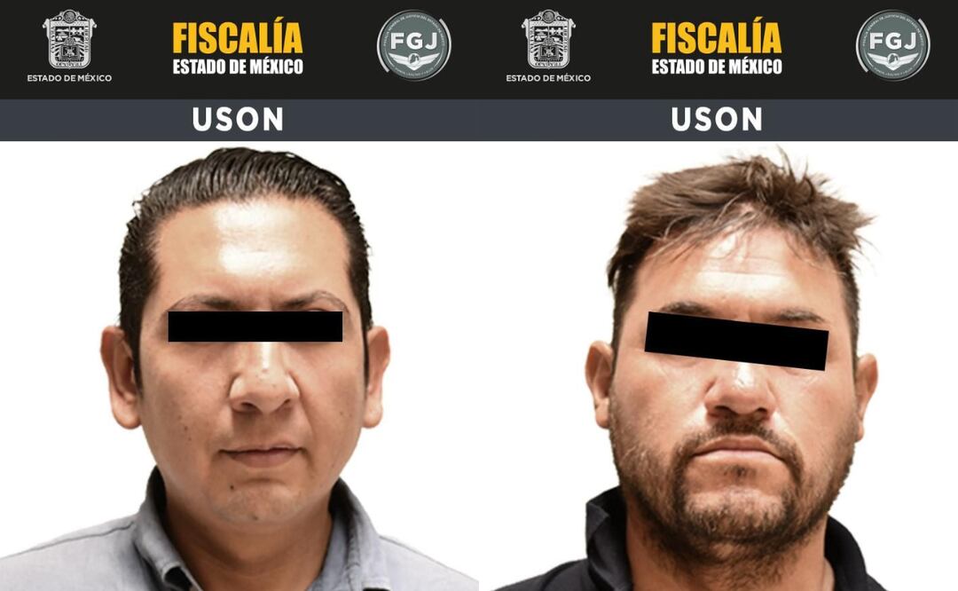 Ulises "N" y Juan Alberto "N", integrantes de la "USON", vinculados a proceso por despojo. Foto: Especial