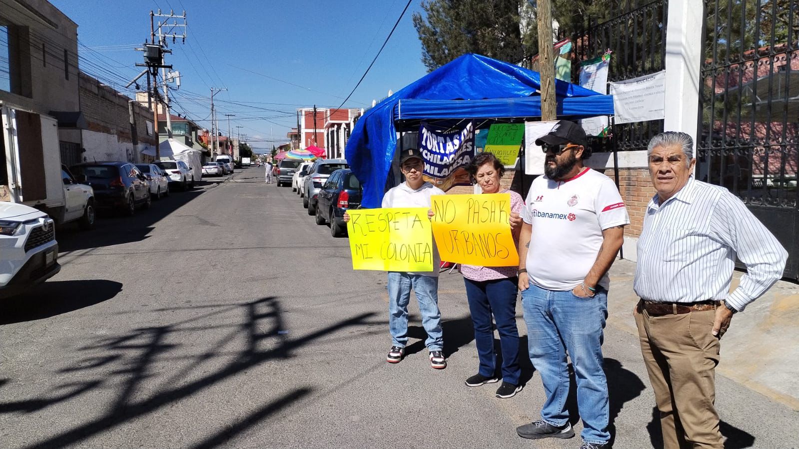 Protesta vecinal paraliza el transporte público en la Colonia Benito Juárez