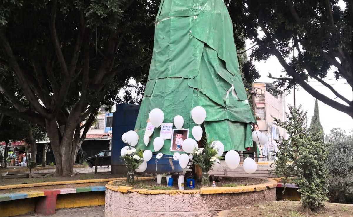Vecinos de Los Reyes La Paz, de luto por la muerte del niño que fue secuestrado y hallado sin vida por una deuda de 1,000 pesos. Foto: Emilio Fernández