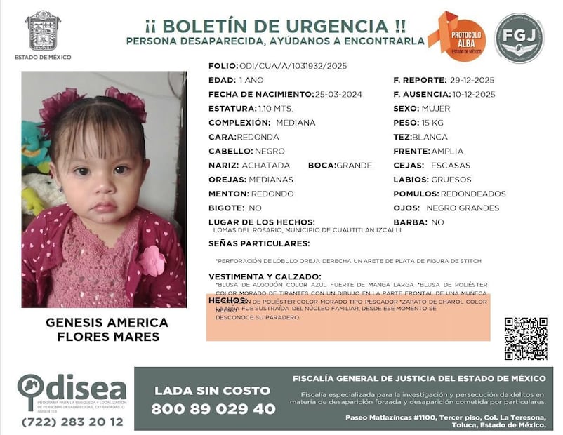 Genesis America Flores Mares. Foto: especial