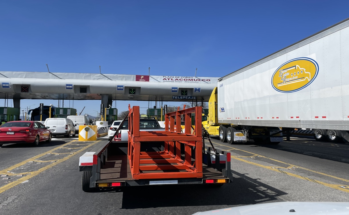 Automovilistas se quejan por aumento de peaje en la carretera Panamericana Atlacomulco-Toluca