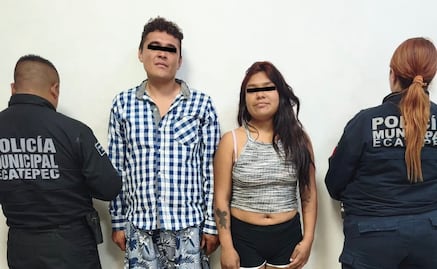 Policía de Ecatepec detiene a pareja que intentó adueñarse de una casa en Los Héroes
