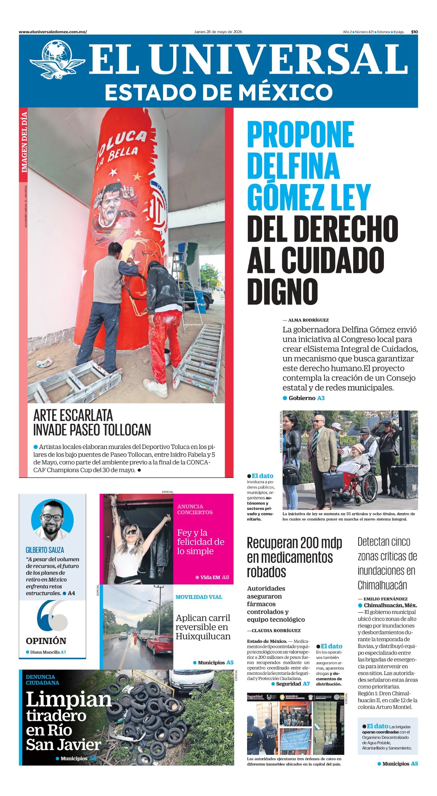 Portada del 28 de mayo de 2026