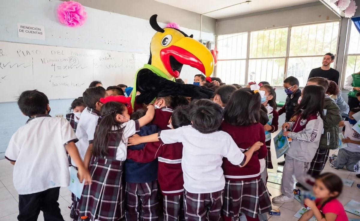 Couttolenc reiteró el compromiso del PVEM de respaldar las políticas públicas que impulsan la educación ambiental / Foto: Especial