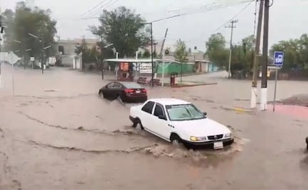 Se inunda la avenida Tuxpan en San Martín de las Pirámides a dos días de ser inaugurada