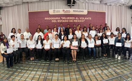 Certifica Movilidad a tercera generación de conductoras en Texcoco