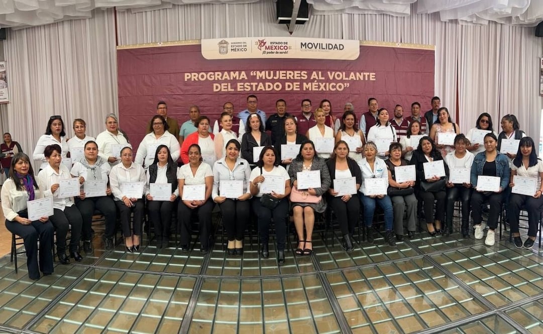 Suman 138 conductoras certificadas y con licencia de conducir vigente en el Estado de México. Foto: Especial