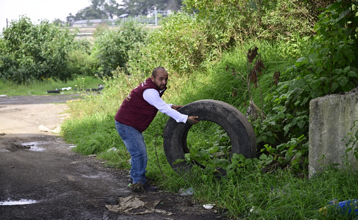 Los neumáticos fueron retirados de calles, barrancas y espacios públicos. Foto: Especial