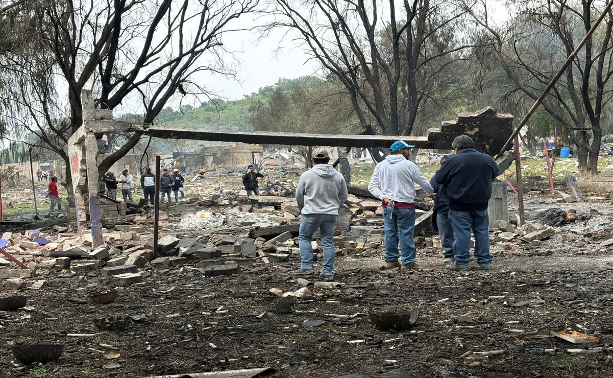 Inician investigación por explosión en la zona pirotécnica de La Saucera, en Tultepec